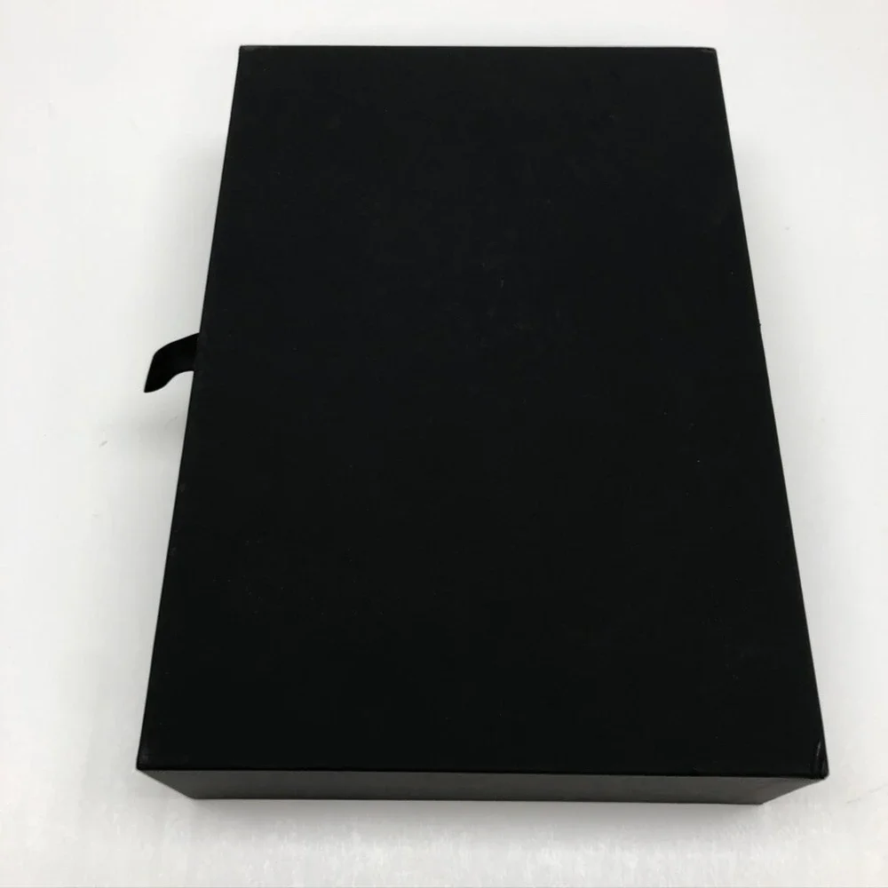 Authentic James Perse Gift‎ Box Black Drawer Style Medium Rectangle 9.5x13.5x3